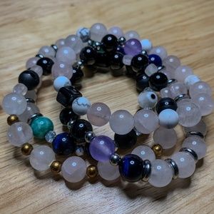 Crystal Rose Quartz Healing Bracelet